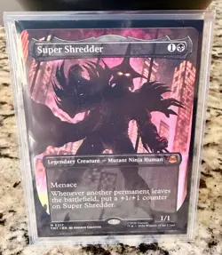 Super Shredder (Borderless) Teenage Mutant Ninja Turtles Magic The gathering - Image 1