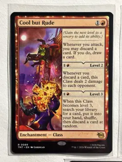 Cool but Rude, The Ooze & Turtles Forever, 2 Stickers & Leonardo Tin - MTG: TMNT - Image 3