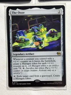 Cool but Rude, The Ooze & Turtles Forever, 2 Stickers & Leonardo Tin - MTG: TMNT - Image 4