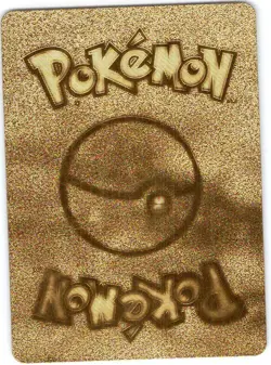Pokemon TCG Pikachu 074/073 Gold Black Foil Fan Art Display Ultra Rare U107 - Image 2