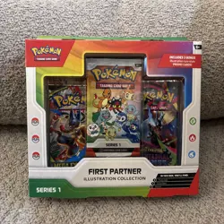 FIRST PARTNER ILLUSTRATION COLLECTION BOOSTER PACKS POKEMON CARDS - Image 1