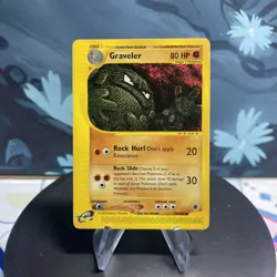 Pokemon Graveler 79/165 Expedition Base Set Regular MP - Image 1