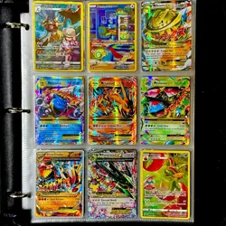 Pokemon Binder, EX , Mega, Primal, V, Promo, Art Trainer, Gallery And More - Image 1