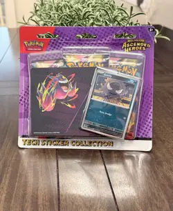 Pokemon TCG Tech Sticker Collection Ascended Heroes Gengar Gastly Promo Sealed - Image 1