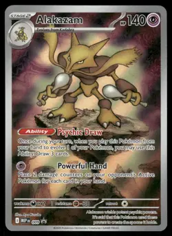 Pokemon Cards Alakazam 009 Mega Evolutions Promo NM *2 - Image 1