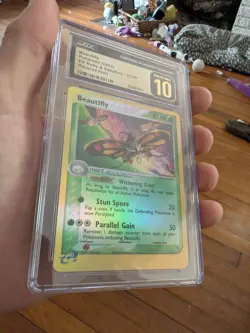 (POP 3) CGC 10 PRISTINE Beautifly 2/109 Reverse Holo EX Ruby & Sapphire Pokemon - Image 3