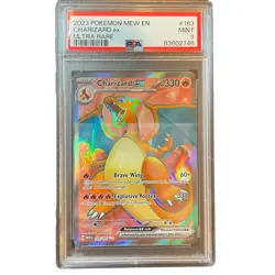 Charizard ex 183/165 Ultra Rare 2023 Pokemon Scarlet & Violet 151 PSA 9 MINT - Image 3