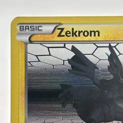 Zekrom Promo Black and White Promos BW005 MP Pokemon TCG Blackstar Legendary - Image 2