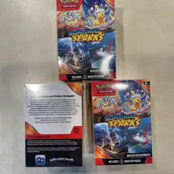 Pokemon TCG Scarlet And Violet Surging Sparks Booster Bundle New and Seal 3 Pak - Image 3