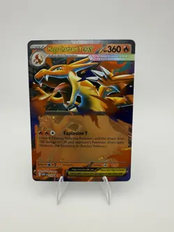 Pokemon TCG Mega Charizard Y ex 030 Mega Evolution Black Star Promo D - Image 1