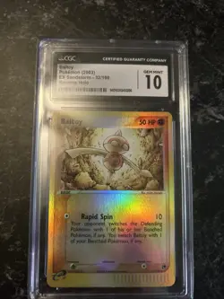 Pokemon Baltoy #32 EX Sandstorm 2003 - CGC 10 Gem Mint - Image 1