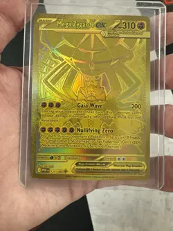 Pokemon TCG Mega Zygarde EX Gold Full Art 124/088 Hyper Rare. New out of pack! - Image 2