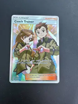 Pokemon Unified Minds Coach Trainer 233/236 Full Art Ultra Rare Trainer - Image 1
