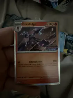 Ceruledge 014 MEP Promo Stamped Phantasmal Flames Prerelease Pokemon TCG NM - Image 1