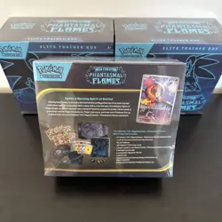 3 Pokemon Mega Evolution Phantasmal Flames Elite Trainer Boxes Factory Sealed! - Image 2