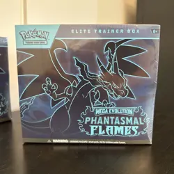 3 Pokemon Mega Evolution Phantasmal Flames Elite Trainer Boxes Factory Sealed! - Image 3