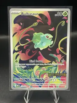 Bulbasaur (Mega Evolution Stamped) Illustration Rare 133/132 Promos Pokemon TCG - Image 1