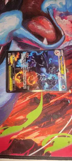 Mega Charizard X EX 125/094 Phantasmal Flames Full Art Holo 360 HP Rare Pokemon - Image 3