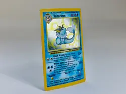 POKEMON VAPOREON 12/64 1999 Wizards Holo Rare TCG Jungle Unlimited PLAYED M13 - Image 2