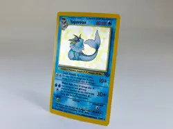 POKEMON VAPOREON 12/64 1999 Wizards Holo Rare TCG Jungle Unlimited PLAYED M13 - Image 3