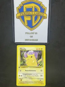 POKEMON SET BASE 1° EDIZIONE PIKACHU COMUNE 58/102 NM - Image 1