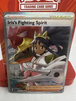 Pokemon Iris's Fighting Spirit Full Art Trainer-Supporter Holo Rare ASC 292/217 - Image 2
