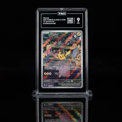 Pokemon Pikachu 173/165 151 MEW-EN Illustration Rare TAG MINT 9 - Image 1