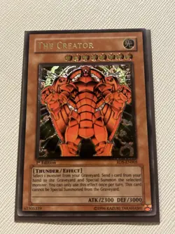Yugioh The Creator RDS Ultimate Rare 1st Edition LP - Image 1