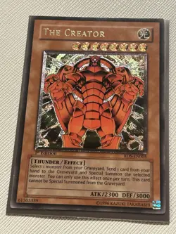 Yugioh The Creator RDS Ultimate Rare 1st Edition LP - Image 2