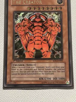 Yugioh The Creator RDS Ultimate Rare 1st Edition LP - Image 5