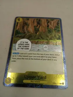 Upper Yard OP05-117 Textured Foil PRB-01 The Best Yellow One Piece Card - Image 2