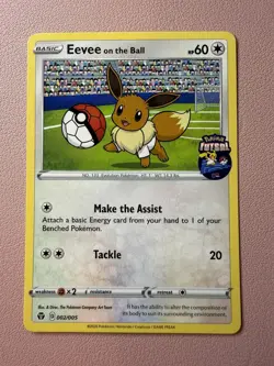 Eevee On the Ball Promo Card Futsal 002/005 - Image 2