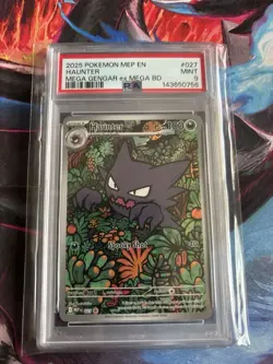 Pokemon Black Star Promo #027 Haunter Mega Gengar ex Battle Deck PSA 9 Card MINT - Image 1