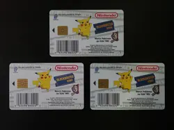 Pokemon Snap Blockbuster 3 Card Lot Pikachu Bulbasaur Squirtle Nintendo N64 - Image 2