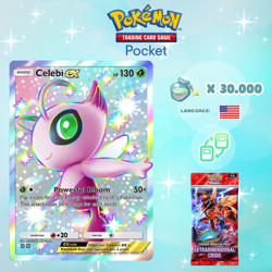Pokemon TCG Pocket - Shiny Celebi ex Full Art Card (English) - Image 1