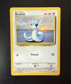 Pokemon TCG Dratini Base Set WOTC 26/102 Non-Holo Uncommon Card - Image 1