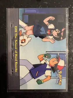 EP9 The School of Hard Knocks 2000 Topps Pokemon TV Animation Edition Series NM - Image 1