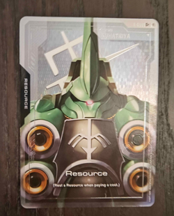 Resource (KSHATRIYA) C+ R-006 Gundam Card Game TCG NM Newtype Rising - Image 1