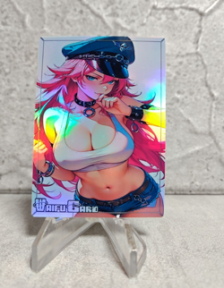 Poison Trading Card Waifu Goddess Story Anime Girl holo Karte Manga Full Art - Image 1