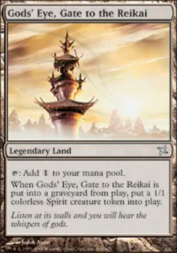 1x Gods' Eye, Gate to the Reikai Light Play MTG Magic - Kid Icarus - - Image 1