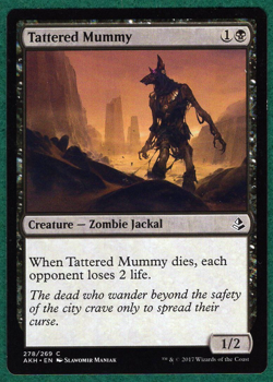 Tattered Mummy - Amonkhet (AKH) #278 - Magic: The Gathering MTG Card - Image 1