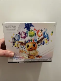 Eevee 173 Pokemon Prismatic ETB Sealed Promo Card, BOX, Dice, Sleeves, No Packs - Image 3