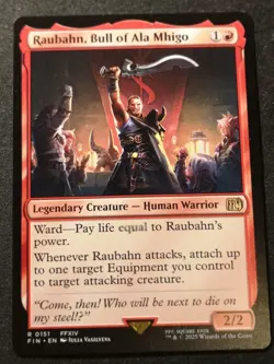 Raubahn, Bull Of Ala Mhigo - FIN - MTG - EN - NM - 0151 - Image 1