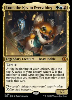 Loot, the Key to Everything - 21 - The Big Score- Near Mint - MTG - Image 1