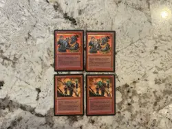 Mtg Goblin Grenade x4 - Magic the Gathering Goblin Grenade Played - Image 1