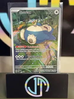 2023 Pokemon SV Black Star Promo SVP EN 151 ETB Snorlax Full Art #051 Raw Read - Image 1
