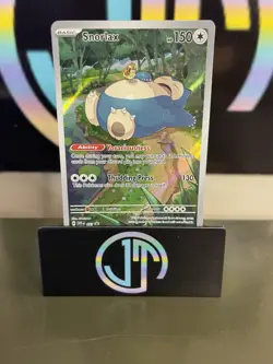 2023 Pokemon SV Black Star Promo SVP EN 151 ETB Snorlax Full Art #051 Raw Read - Image 2