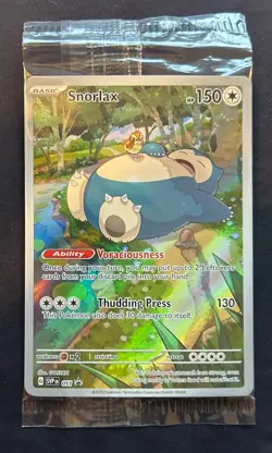 Pokemon TCG Snorlax Promo #051 Pokemon 151 - Sealed - Image 1