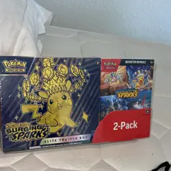 Pokemon Scarlet & Violet Surging Sparks Elite Trainer Box & Booster Bundle 2pk - Image 1