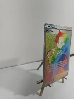 Pokemon TCG Marnie 208/202 Sword & Shield Secret Rare Rainbow Full Art Trainer - Image 2